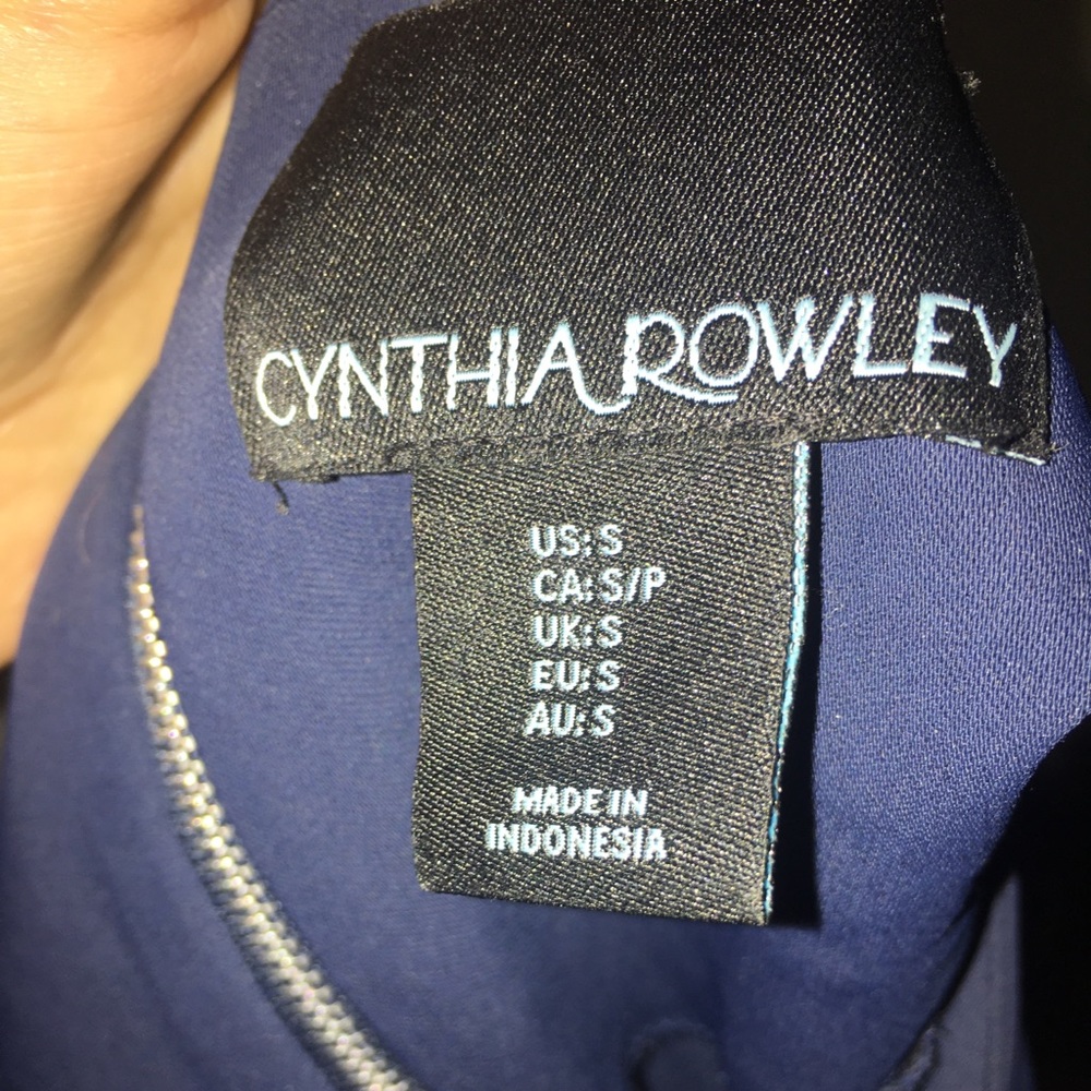 Designer blue dress